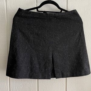 H&M Black Wool Mini Skirt Size 8